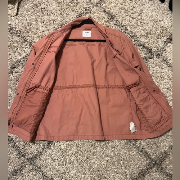 Old Navy Amelia Rose Soft Washed Canvas Utility Jacket Womens size Medium (H106) - Picture 10 of 12